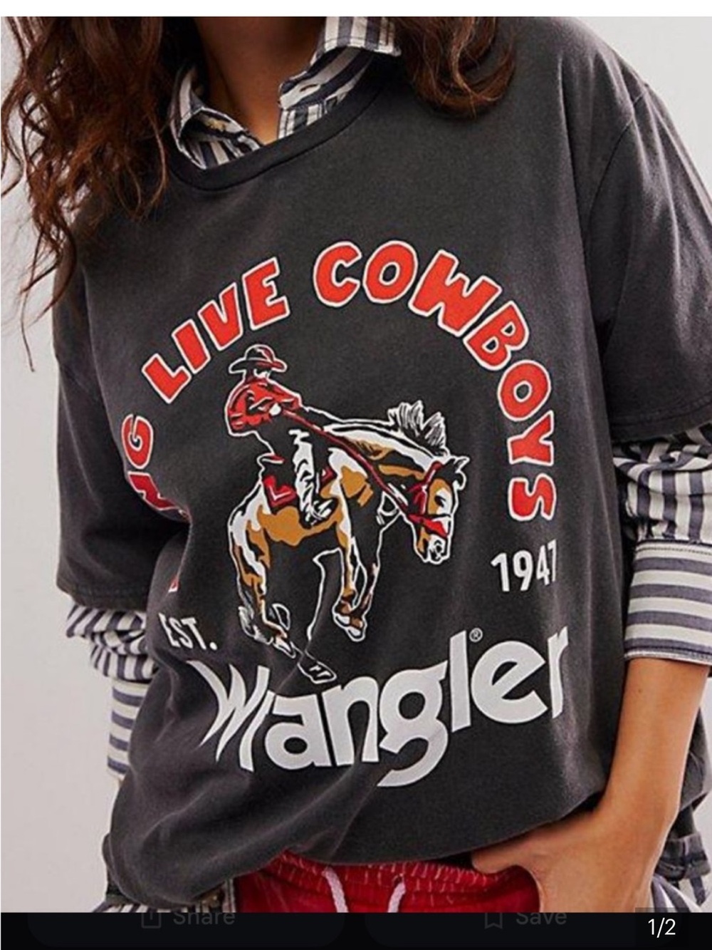 WRANGLER X DIAMOND CROSS GIDDY UP TEE ISO